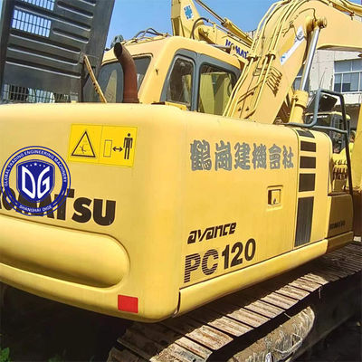 Excavadora usada Komatsu PC120 de 12 toneladas, original de Japón, buen rendimiento, a la venta