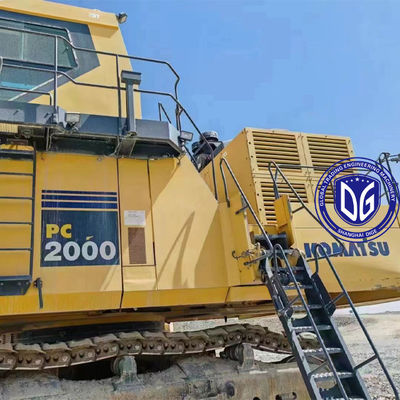3000 horas de trabajo Horas de trabajo Excavadora Komatsu PC 2000 Motor mecánico estilo para trabajos pesados
