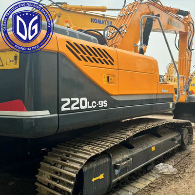 Hyundai 220 original de 20 toneladas Excavadora hidráulica usada Modelo clásico Uso versátil