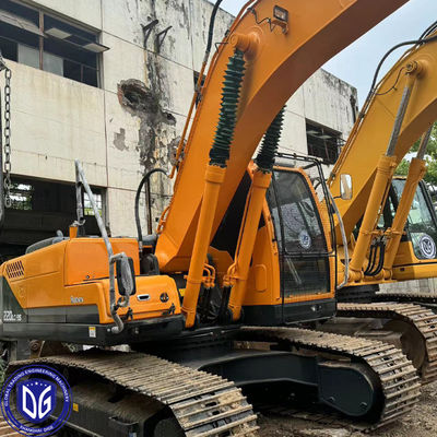 Hyundai 220 original de 20 toneladas Excavadora hidráulica usada Modelo clásico Uso versátil