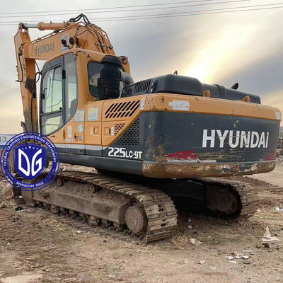 Usado Hyundai 225 original Excavadora de 22,5 toneladas Excavadora mediana disponible ahora