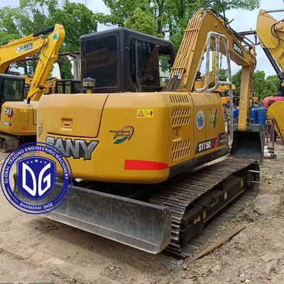 Usado Sany SY75C 7.5Ton pequeña excavadora En buen estado y listo para la venta