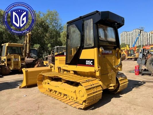 D5C Caterpillar Dozer usado Bulldozer hidráulico con una potencia maravillosa