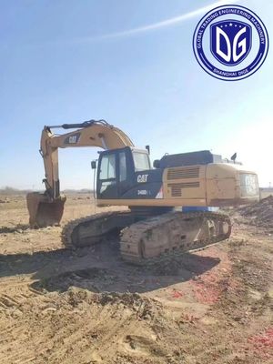 Excavadora de zanjas 340D2L Excavadora de orugas usada 40 toneladas Excavadora de manipulador de tierra probada en el tiempo