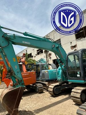 Excavadora Kobelco de uso usado Sk125SR flexible de 12,5 toneladas potente versátil para la construcción