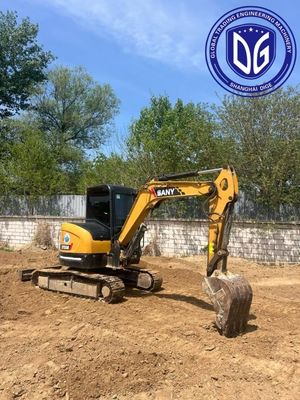 Excavadora versátil Sany SY55C para diversas aplicaciones de construcción