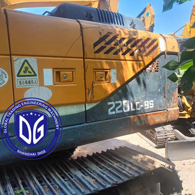 Hyundai 220 original Excavadora hidráulica usada de 20 toneladas modelo clásico disponible ahora