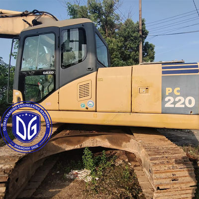 Excavadora original de 22 toneladas Komatsu PC220-7 Origen de Japón Control ergonómico