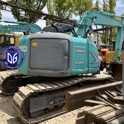 SK125 12.5Ton Kobelco Excavadora de rastreo Usada Origen de Japón Excelente rendimiento