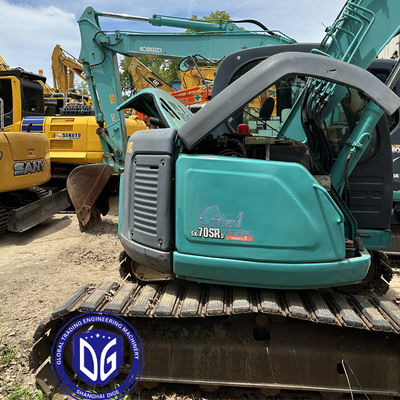 Usado Kobelco SK70 excavadora pequeña de 7 toneladas original de Japón Excelente funcionamiento
