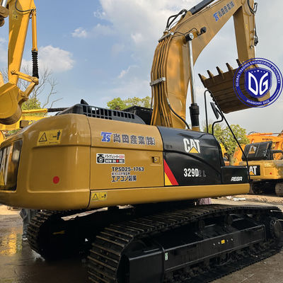 Espléndida Excavadora Hidráulica Usada Caterpillar 329 29Ton Producción de Torque Alto