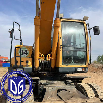 Origen Corea 210W-9 Excavadora de ruedas Hyundai usada 210W-9 Excavadora de ruedas Hyundai de segunda mano 210W-9
