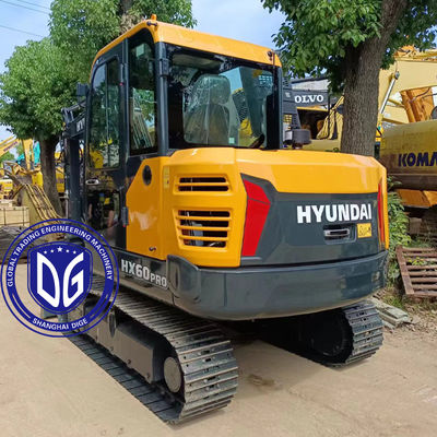 Hyundai HX60 6ton Excavadora de rastreo Nuevo y más nuevo modelo con bajos niveles de ruido