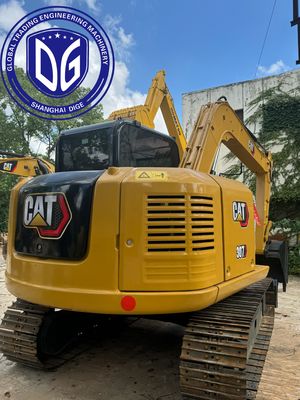 Excavadora de gato 307 Excavadora de oruga usada 7 toneladas