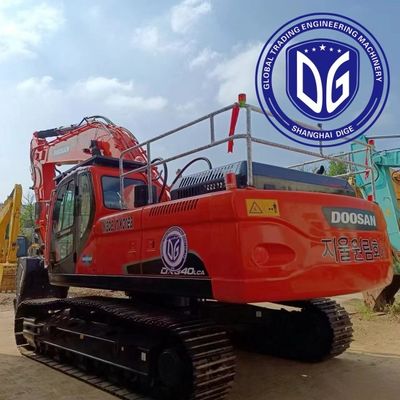 DX340LCA 34t Excavadora Doosan de segunda mano original de Corea con un brazo potente