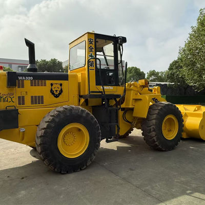 Cargador de la marca japonesa Komatsu WA320 Cargador usado para equipos de construcción Komatsu