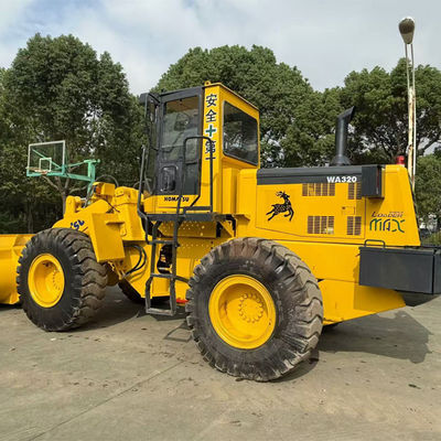 Cargador de la marca japonesa Komatsu WA320 Cargador usado para equipos de construcción Komatsu