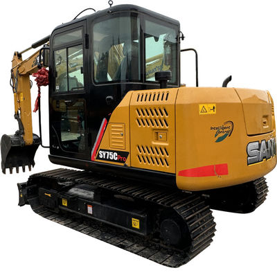 7Excavadora de la marca china Sany SY75 de 5 toneladas Excavadora usada para la venta Sany Equipo de construcción