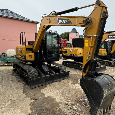 7Excavadora de la marca china Sany SY75 de 5 toneladas Excavadora usada para la venta Sany Equipo de construcción