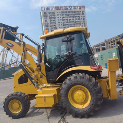 Excavadoras usadas Cargador de retroexcavadora Caterpillar con guía técnica remota de por vida