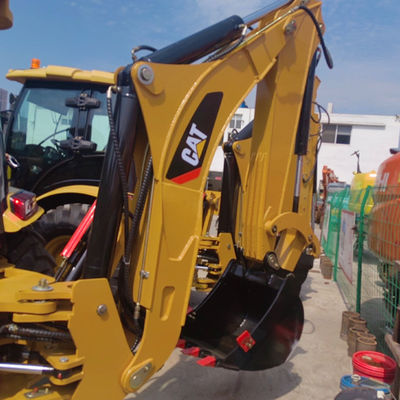 Excavadoras usadas Cargador de retroexcavadora Caterpillar con guía técnica remota de por vida