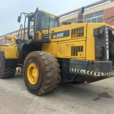 Komatsu WA500 4.3m3 Cargador de ruedas de capacidad de cubo estándar para obras de construcción