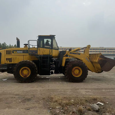Komatsu WA500 4.3m3 Cargador de ruedas de capacidad de cubo estándar para obras de construcción