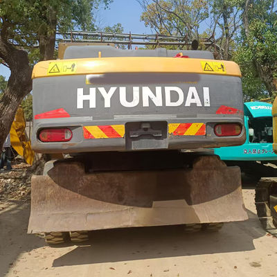1.34m3 de capacidad Excavadora de ruedas Hyundai La mejor opción para sus proyectos
