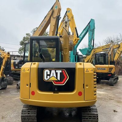 Excavadora usada Caterpillar 5,6 km/h Velocidad y maniobrabilidad para sitios de reconstrucción urbana ocupados