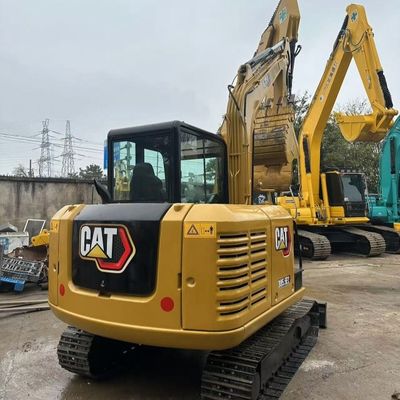 Excavadora usada Caterpillar 5,6 km/h Velocidad y maniobrabilidad para sitios de reconstrucción urbana ocupados