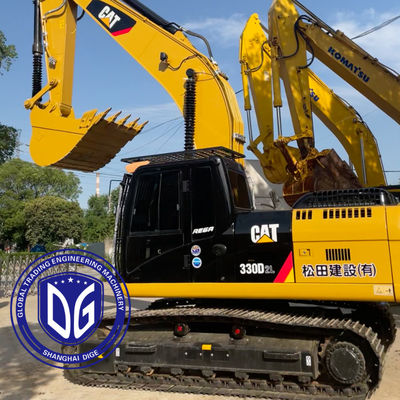 Excavadora usada de 30 toneladas tipo de movimiento de vía CAT 330D