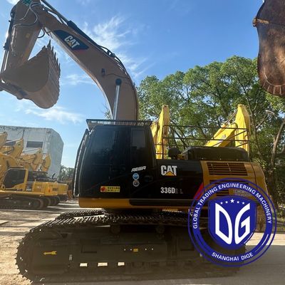 Excavadora usada Caterpillar 336D a la venta lista para ser enviada a América del Sur