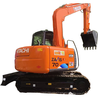Excavadora usada Hitachi ZX70 en buen estado lista para trabajar