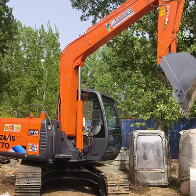 Excavadora usada Hitachi ZX70 en buen estado lista para trabajar