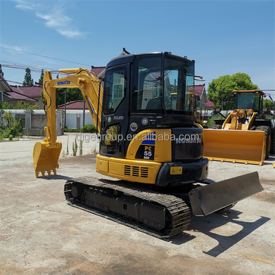 Used Komatsu PC55 Crawler Excavator 5.5ton with 1 Year Warranty