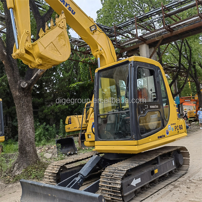 Used Komatsu PC60-7 Mini Excavator 6TON Hydraulic Crawler Digger