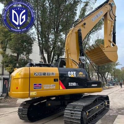 Excavadora Caterpillar CAT 329 de gran venta en Japón, excavadora hidráulica de alta potencia de 29 toneladas, excavadora usada en stock