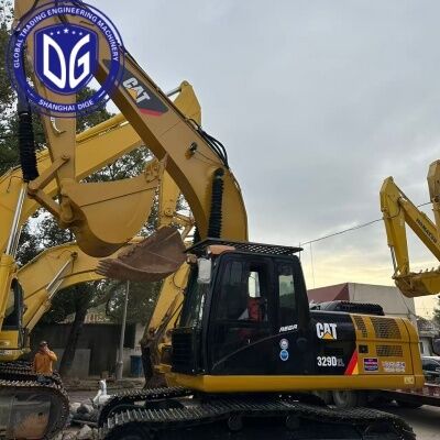 Excavadora Caterpillar CAT 329 de gran venta en Japón, excavadora hidráulica de alta potencia de 29 toneladas, excavadora usada en stock