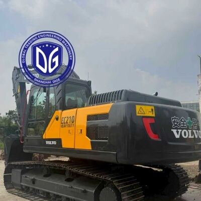 Excavadora Volvo EC210 usada en Japón, excavadora de 21 toneladas, excavadora usada en venta
