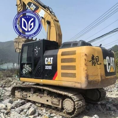 Excavadora Caterpillar CAT320E de Japón, excavadora hidráulica de alta potencia de 20 toneladas, excavadora usada de bajo consumo y alta resistencia, más vendida