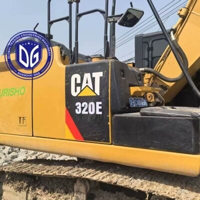 Excavadora Caterpillar CAT320E de Japón, excavadora hidráulica de alta potencia de 20 toneladas, excavadora usada de bajo consumo y alta resistencia, más vendida