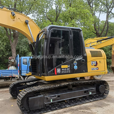 Excavadora Caterpillar 312D de 12t usada en stock con el mejor precio, excavadora robusta, duradera y potente en venta