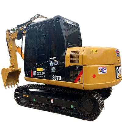 Excavadora usada Caterpillar 307D 7t en stock con el mejor precio Excavadora robusta duradera y poderosa en venta