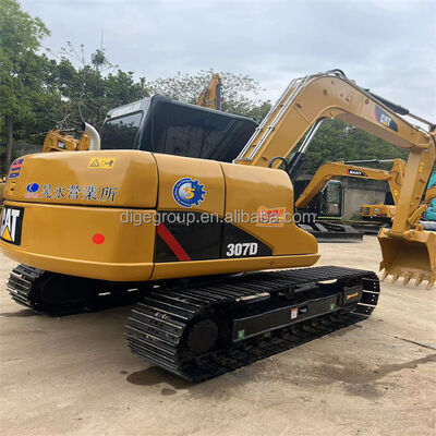 Excavadora usada Caterpillar 307D 7t en stock con el mejor precio Excavadora robusta duradera y poderosa en venta