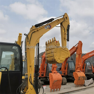Excavadora Caterpillar 306E de 6t usada en stock a precio económico, excavadora robusta, duradera y potente