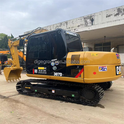 Excavadora usada Caterpillar 307D 7t en stock con Precio Barato Robusta Duradera Eficiente en combustible Excavadora potente a la venta