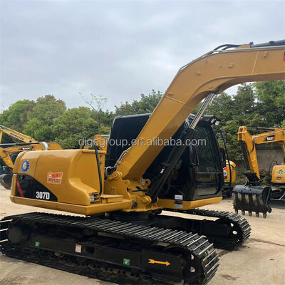 Excavadora usada Caterpillar 307D 7t en stock con Precio Barato Robusta Duradera Eficiente en combustible Excavadora potente a la venta