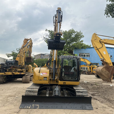Excavadora Caterpillar 308C de 8t usada en stock con precio barato, venta caliente en buenas condiciones, excavadora potente de segunda mano en venta