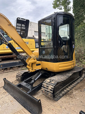 Excavadora Caterpillar 303.5E de 3.5t usada en stock a precio económico, excavadora robusta y duradera