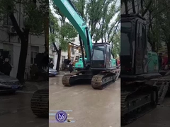 Excavadora de 20 toneladas Sk200 Excavadora Kobelco usada con sistema hidráulico de alto rendimiento